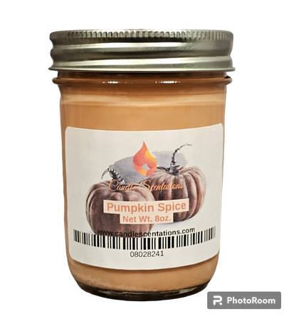 Pumpkin spice 8 oz. Candle - Candle Scentations