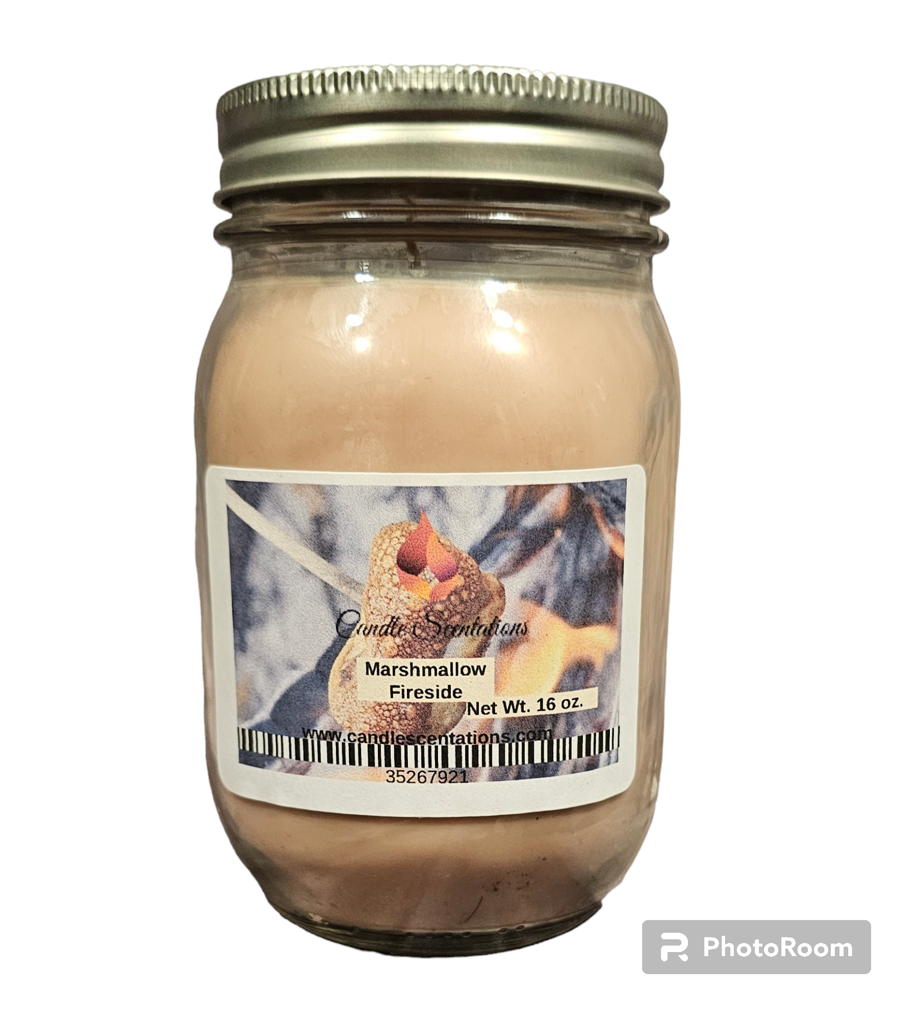 Marshmallow Fireside 16oz. Candle - Candle Scentations