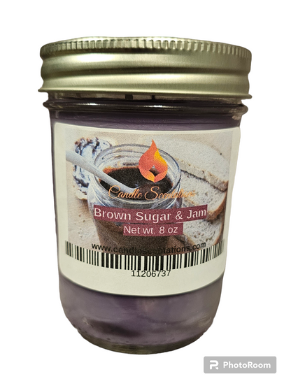 Brown Sugar & Jam 8oz. Candle - Candle Scentations