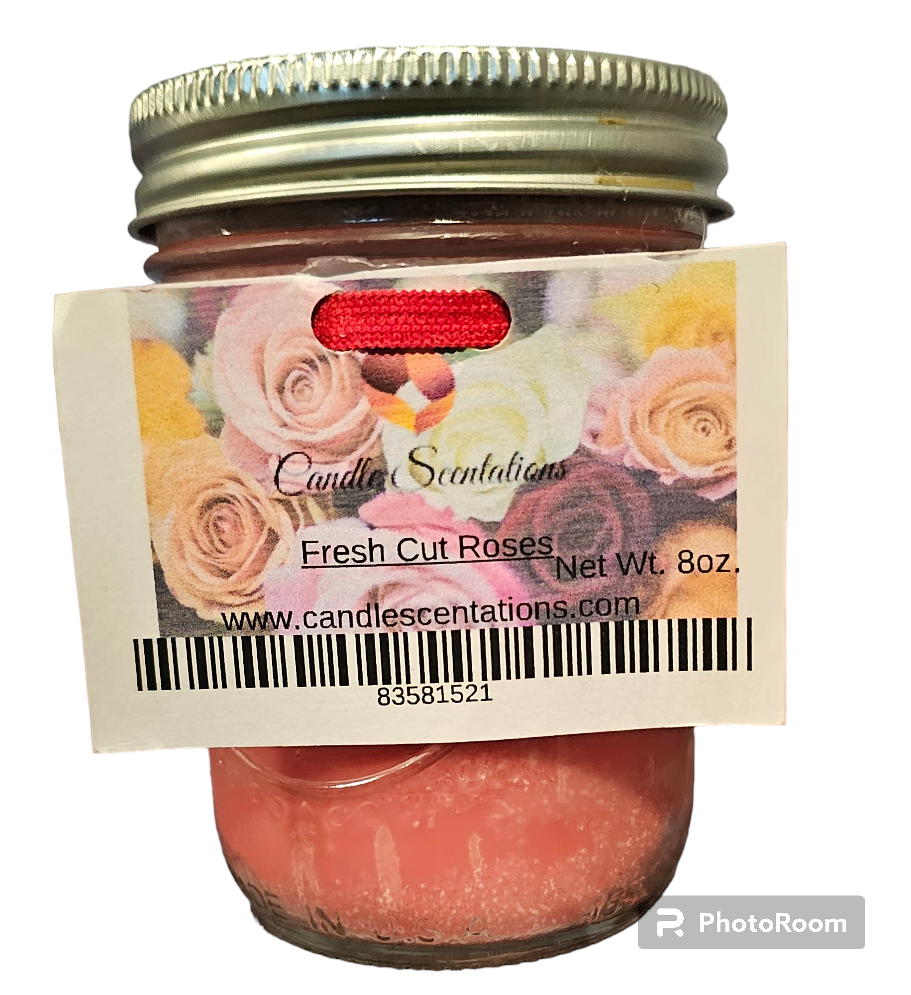 Fresh cut Roses 8oz. Candle - Candle Scentations