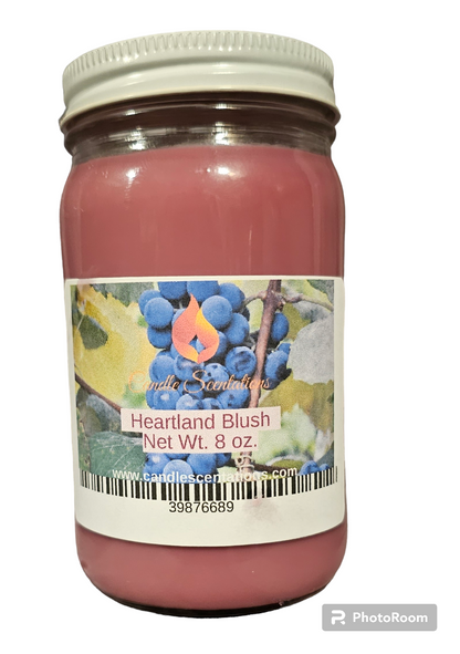 Heartland Blush 8oz. Candle - Candle Scentations