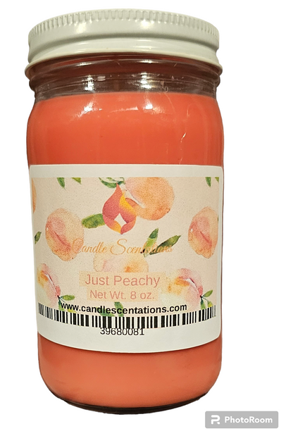 Just Peachy 8oz. Candle - Candle Scentations