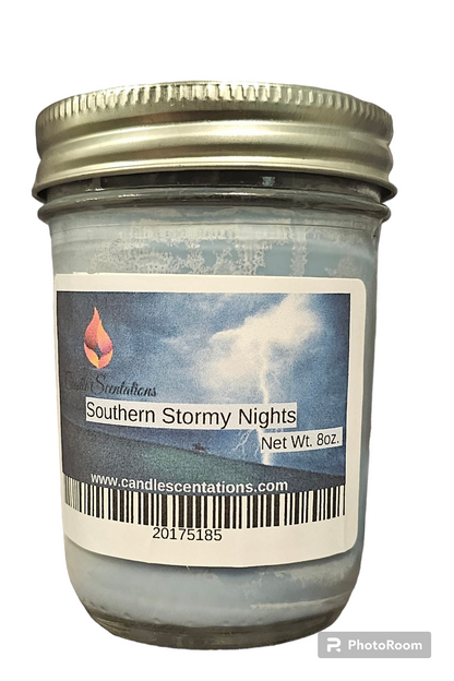 Southern Stormy Nights 8oz. Camdle - Candle Scentations