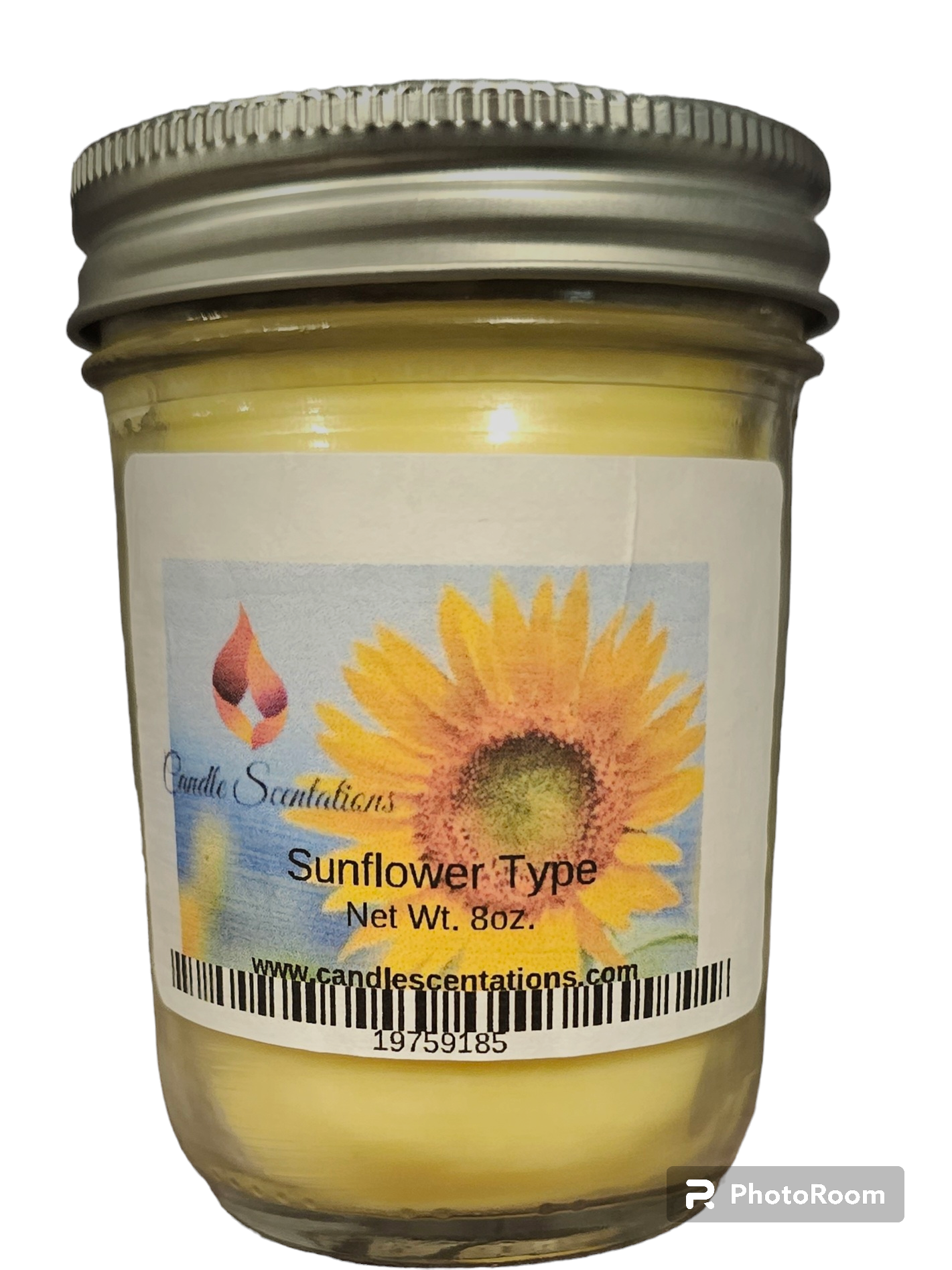 Sunflower type 8oz. Candle - Candle Scentations