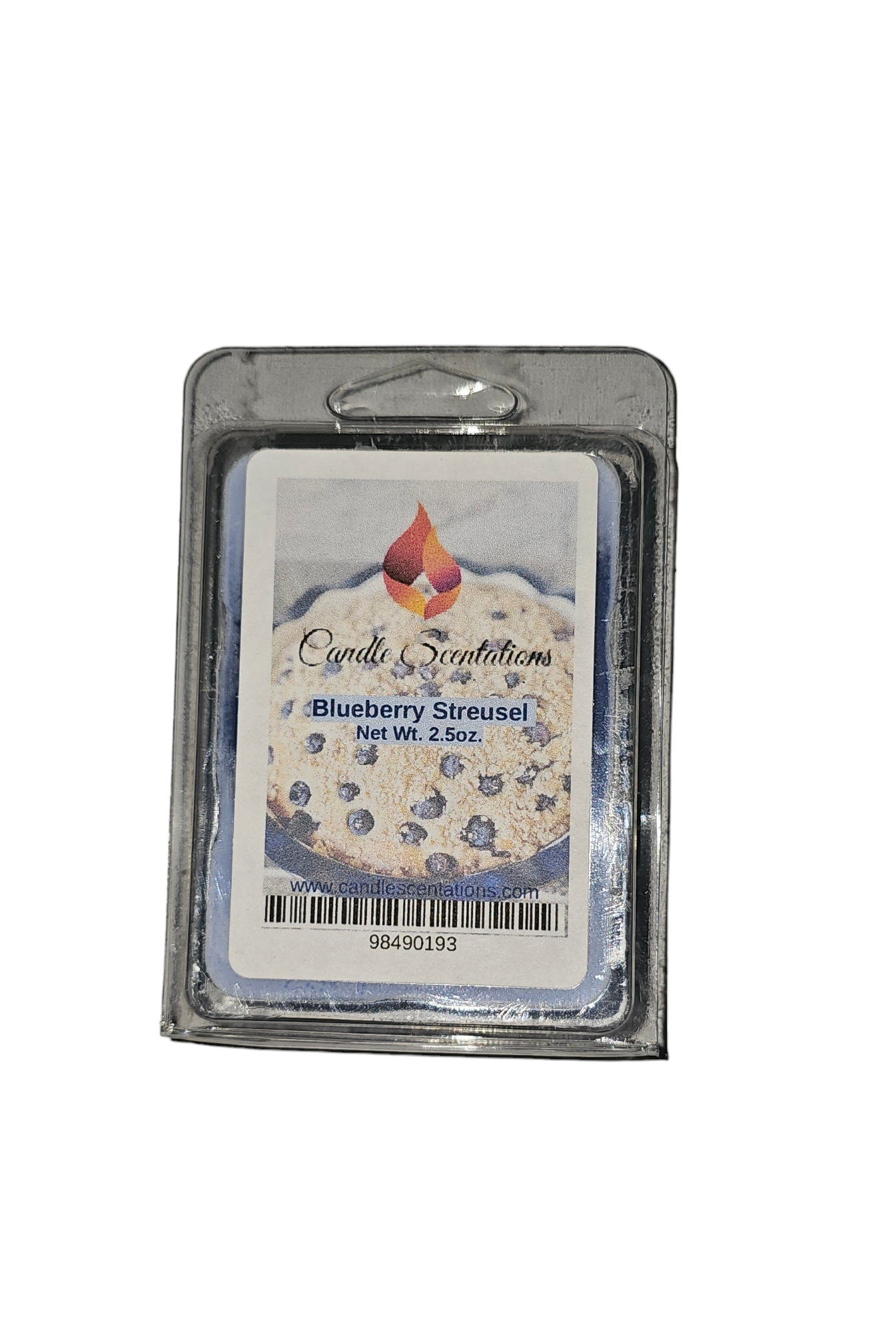 Blueberry Streusel 2.5oz. Wax Melt - Candle Scentations