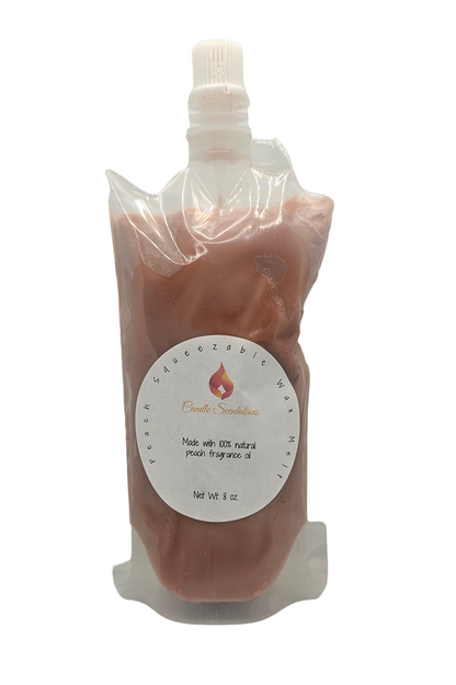 Peach Squeezable Wax Melt 8 oz. - Candle Scentations