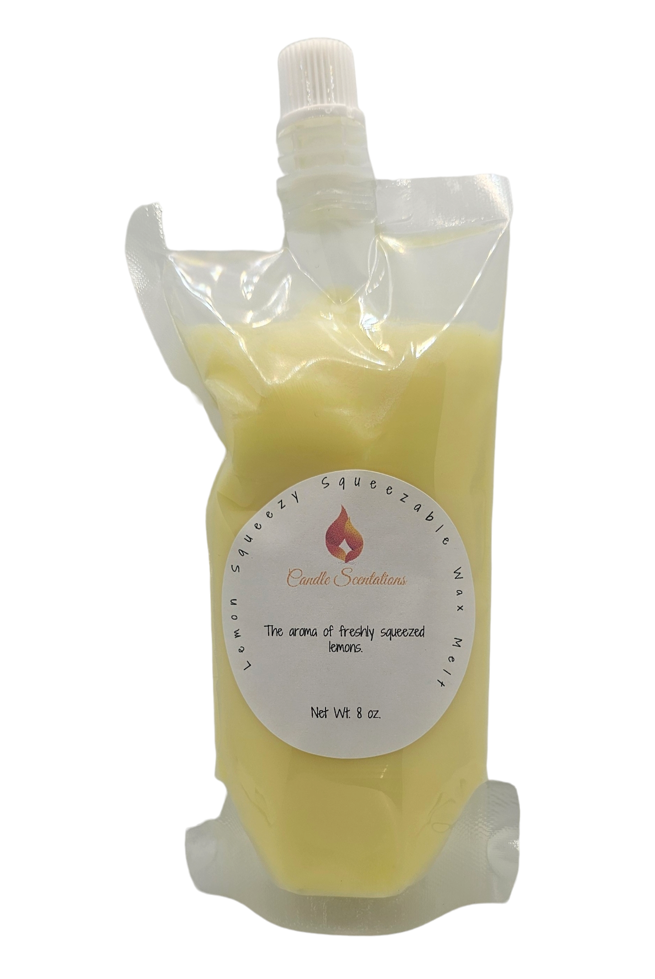 Lemon Squeezy Squeezable Wax Melt 8 oz. - Candle Scentations