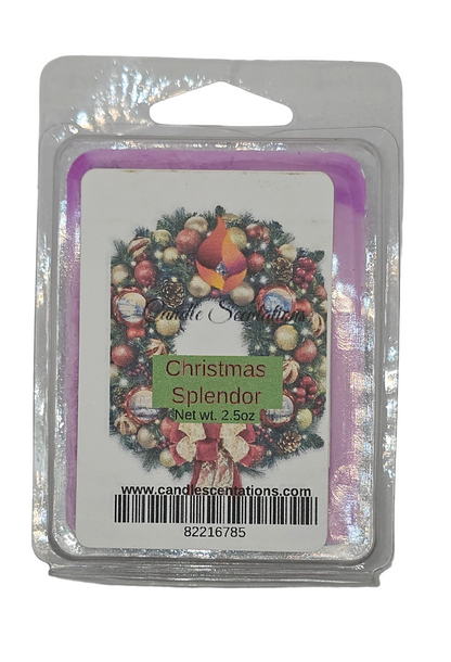 Christmas Splendor 2.5oz Wax Melt - Candle Scentations