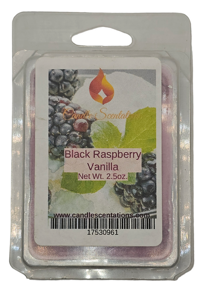 Black Raspberry Vanilla 2.5oz. Wax Melt - Candle Scentations