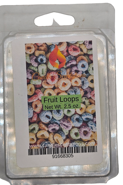 Fruit Loops 2.5 oz. Wax Melts - Candle Scentations