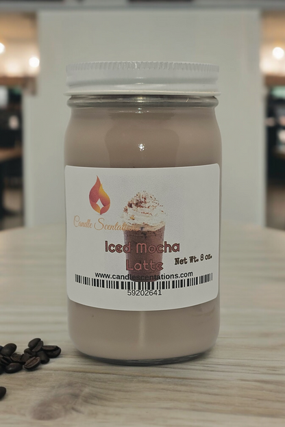 Iced Mocha Latte 8 oz. Candle