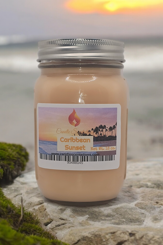 Caribbean Sunset 16oz. Candle