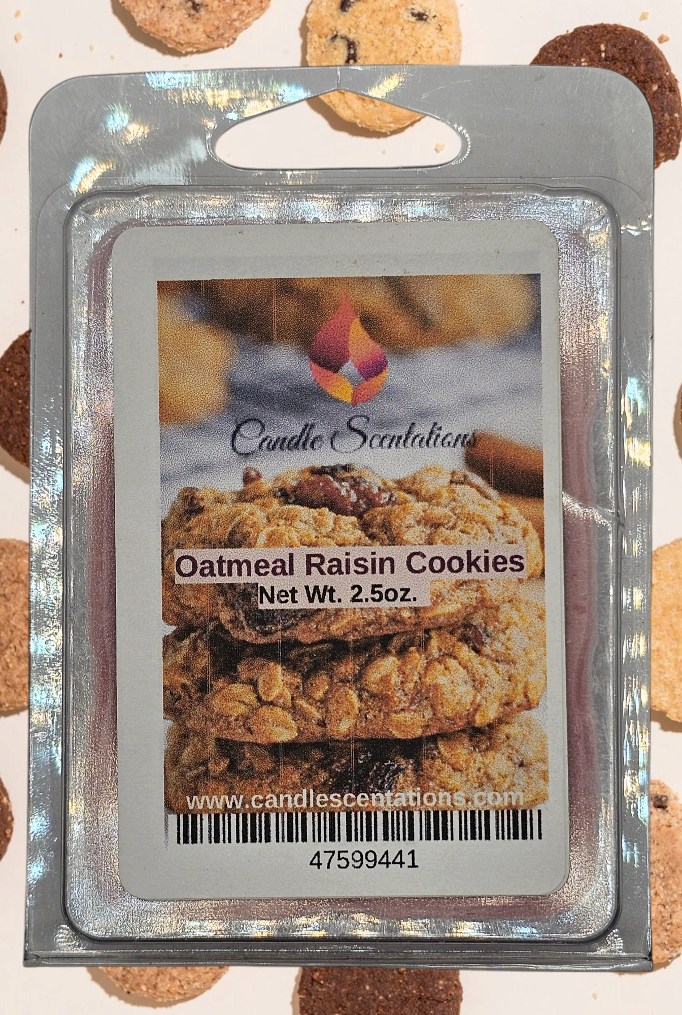 Oatmeal Raisin Cookie 2.5oz. Wax Melt