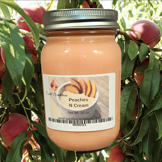 Peaches N Cream 16oz. Candle