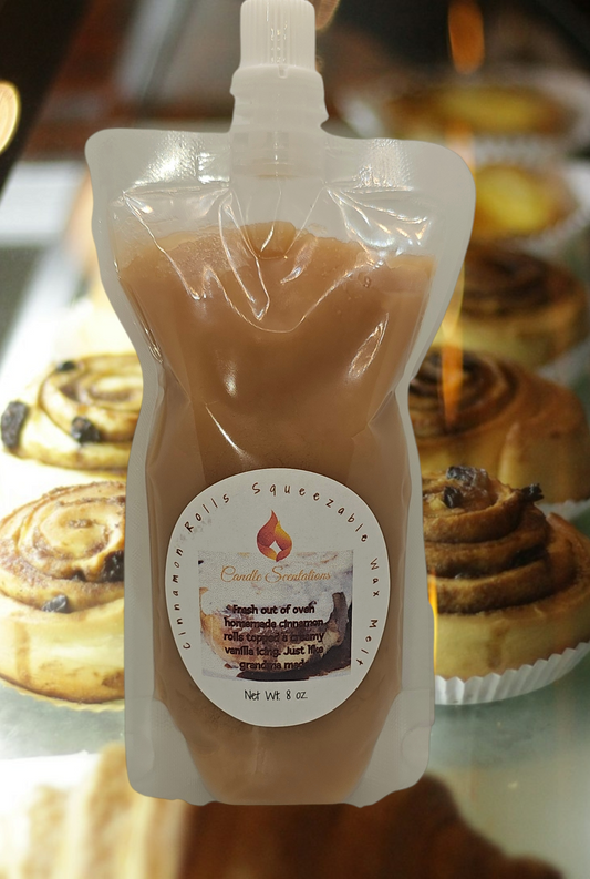 Cinnamon Rolls Squeezable Wax Melt 8 oz.