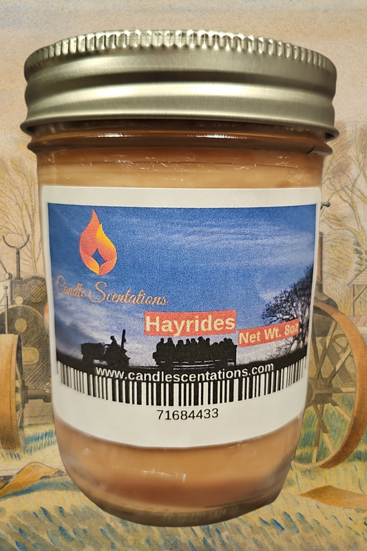 Hayrides 8oz. Candle