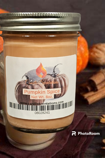 Pumpkin spice 8 oz. Candle