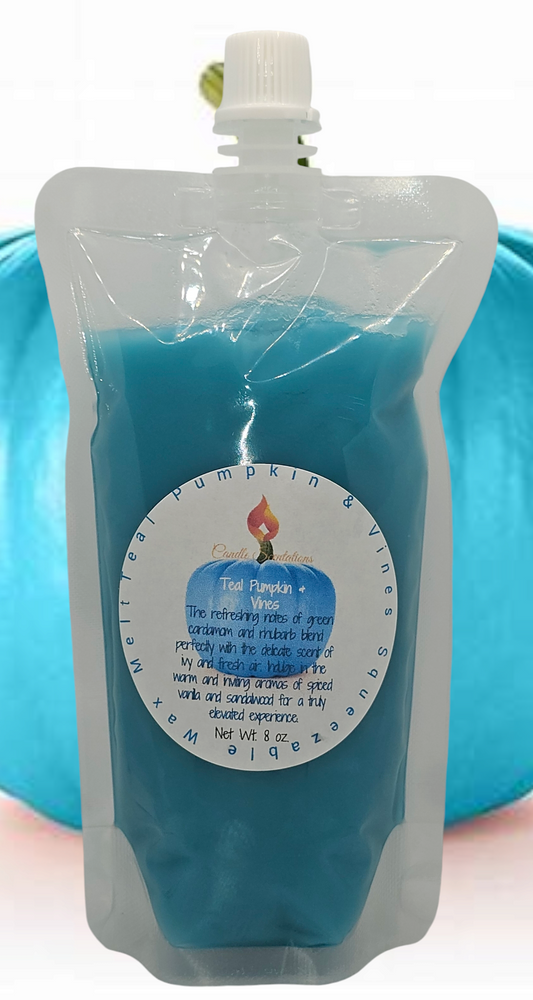 Teal Pumpkin & Vines 8 oz. Squeezable Wax Melt
