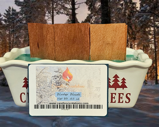 Winter Woods 10.5 oz. w/ Crackle Wick