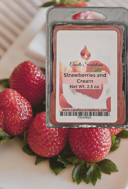 Strawberries and Cream 2.5oz. Wax Melt