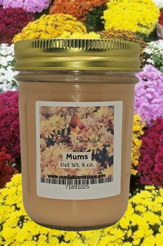 Mums 8 oz. Candle