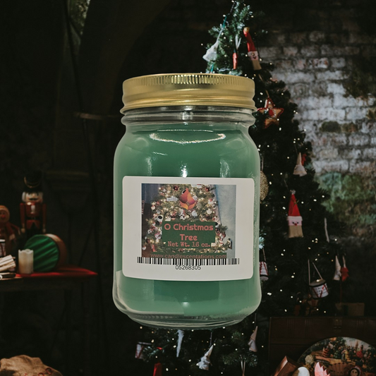 O Christmas Tree 16 oz. Candle
