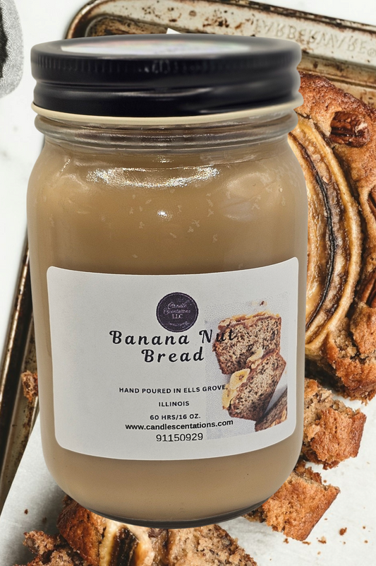 Banana Nut Bread 16oz. Candle
