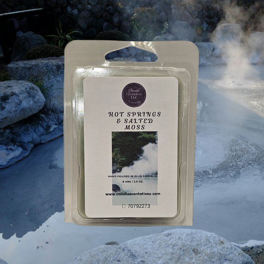Hot Springs &  Salted Moss(type) 2.5oz.Wax Melt