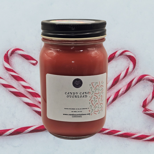 Candy Cane Overload 16 oz. Candle