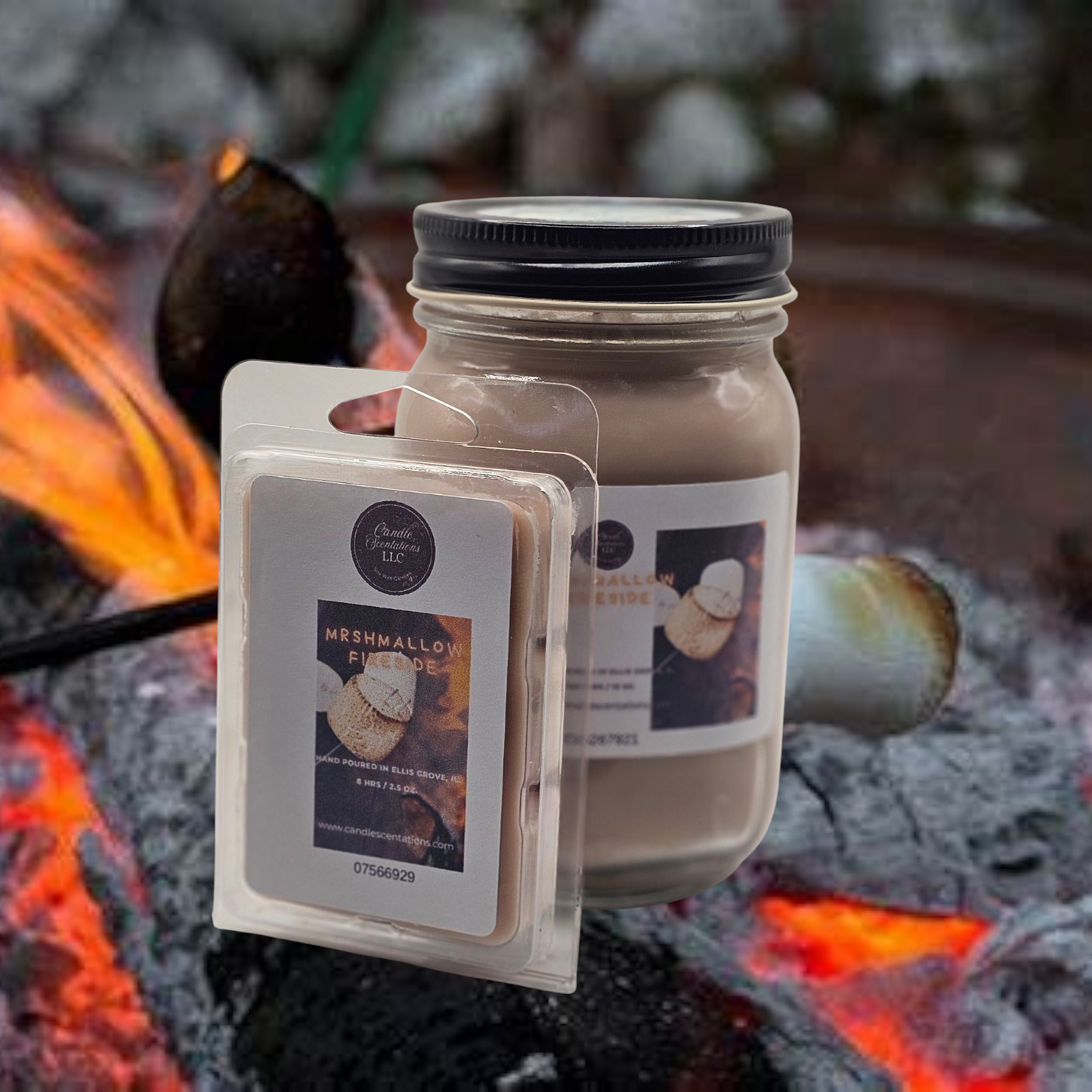 Marshmallow Fireside 2.5oz. Wax Melt