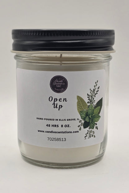 Open up 8 oz. Candle