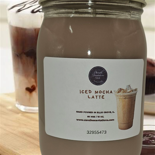 Iced Mocha Latte 16 oz. Candle