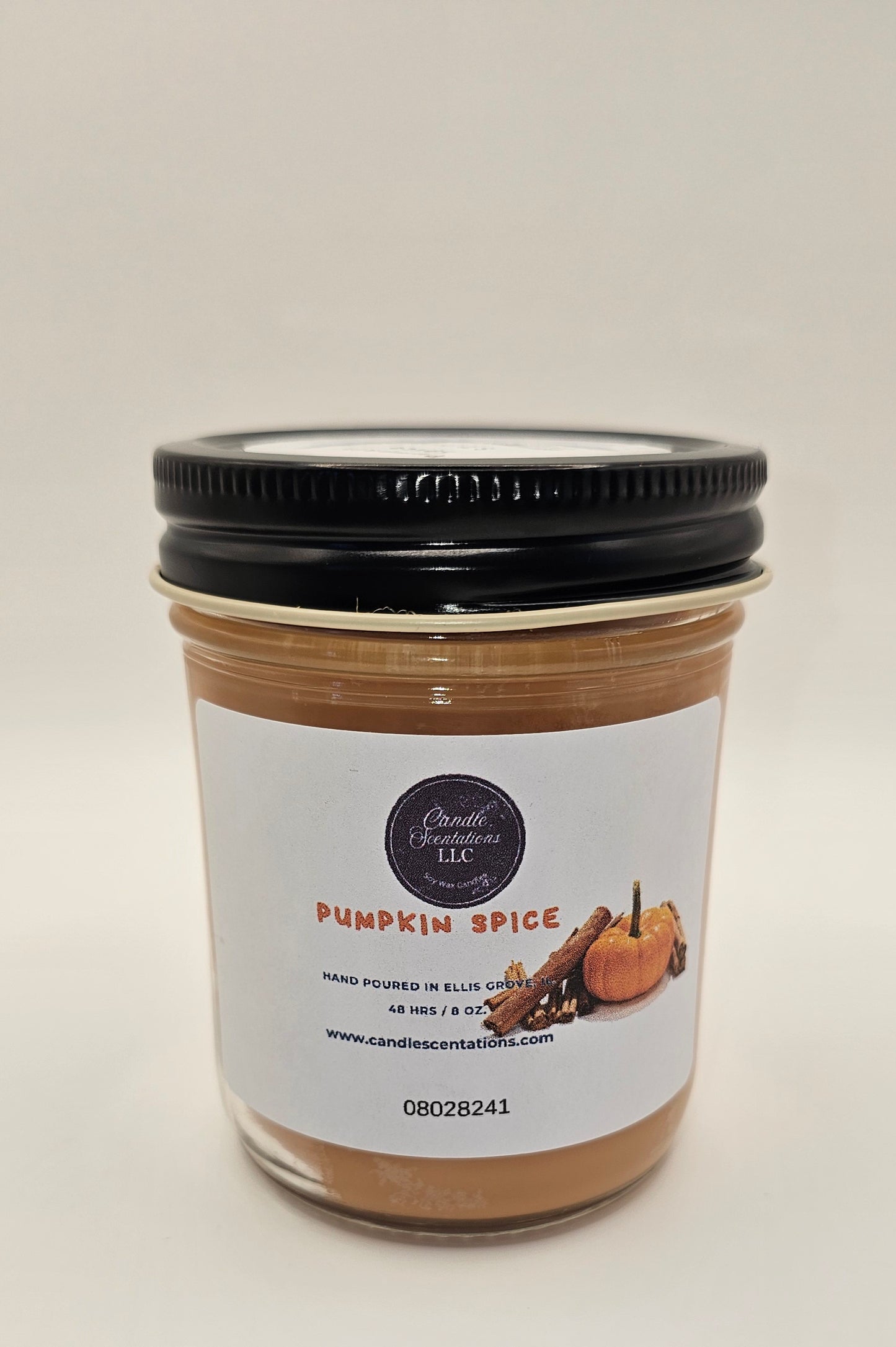 Pumpkin spice 8 oz. Candle