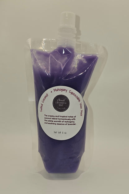 Salted Coconut & Mahogany 8 oz. Squeezable Wax Melt