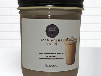 Iced Mocha Latte 8 oz. Candle