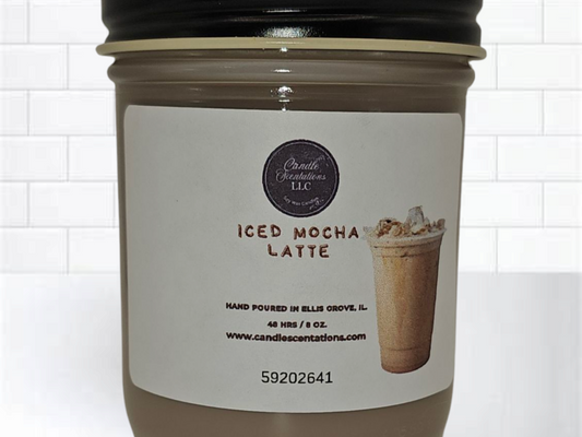 Iced Mocha Latte 8 oz. Candle
