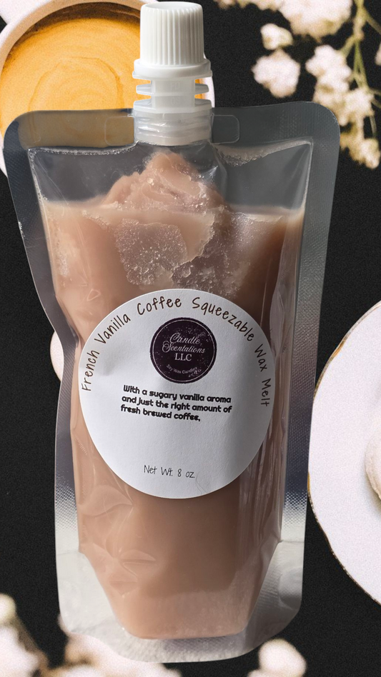 French Vanilla Coffee 8 oz. Squeezable Wax Melt