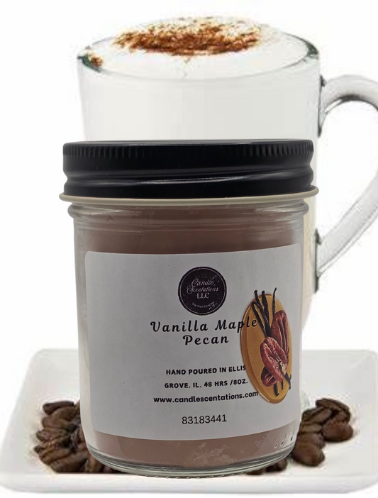 Vanilla Maple Pecan 8oz. Candle