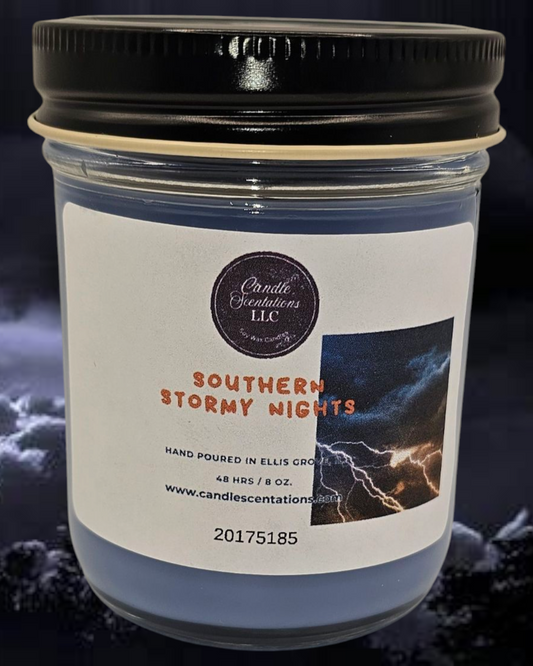 Southern Stormy Nights 8oz. Candle