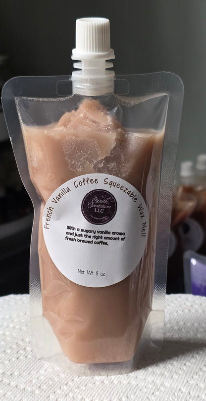 French Vanilla Coffee 8 oz. Squeezable Wax Melt
