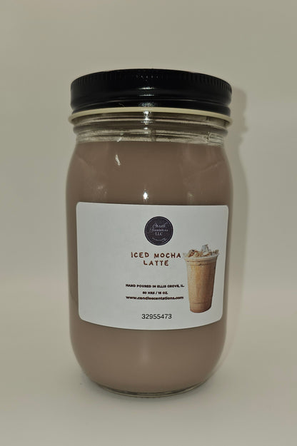Iced Mocha Latte 16 oz. Candle