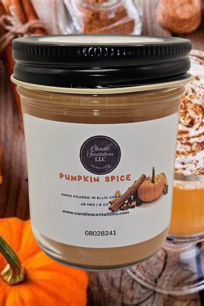 Pumpkin spice 8 oz. Candle