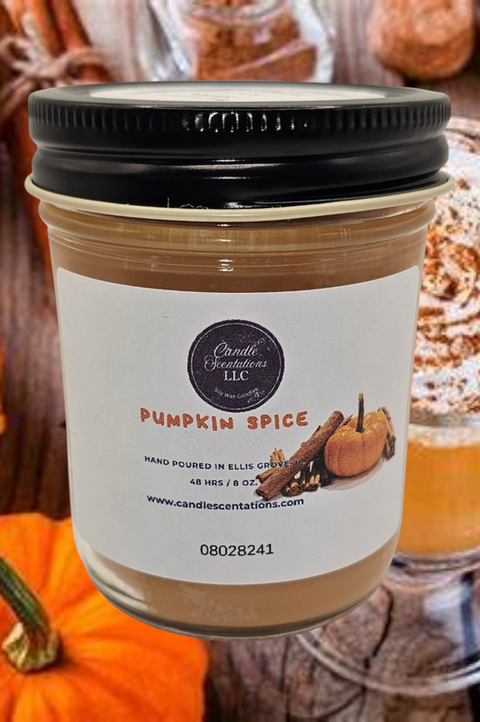 Pumpkin spice 8 oz. Candle